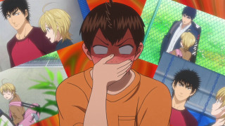 Man hand face anime characters - a comic book panel free wallpaper for desktop