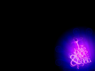 Purple blue light black background - bruce munro free wallpaper for desktop