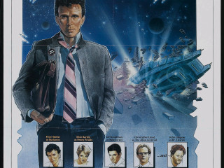 Man suit tie spaceship poster - drew struzan free wallpaper