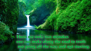 River waterfall nature quote flowing 2 - a river free wallpaper