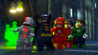 Lego batmans rain night green - their chest free wallpaper