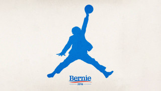Blue white basketball player silhouette - album cover free wallpaper