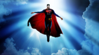 Superman flying heroic pose cape - heroic pose free wallpaper