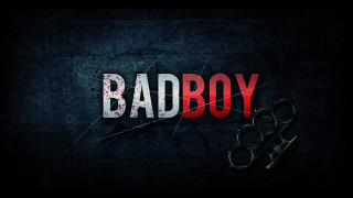 Scissors badboy dark background red - a word free wallpaper