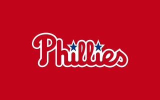 Philadelphia phillies logo red background 2 - process art free wallpaper