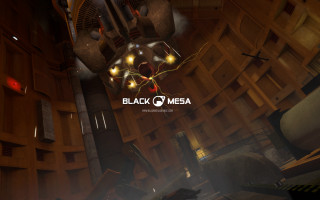 Black mega logo ceiling lamp - doc hammer free wallpaper