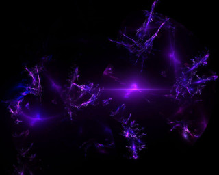 Purple background star light lines - computer art free wallpaper for desktop