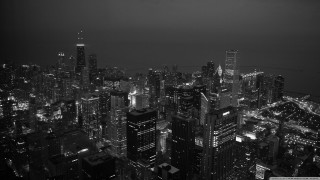 City night black white skyscrapers - bruce gilden free wallpaper