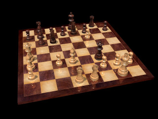Chess board pieces black background - claude rogers free wallpaper