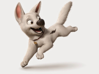 Cartoon dog flying mouth open - a cartoon dog free wallpaper