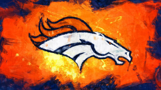Denver football logo fiery autumn - rembrandt style free wallpaper