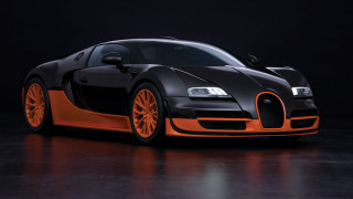 Black orange bugatti dark room 2 - neoclassicism free wallpaper