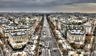 Tokyo cityscape bridge skyscraper cloudy - a view of a city free wallpaper