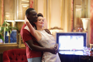 Man woman hugging living room - a living room free wallpaper for desktop