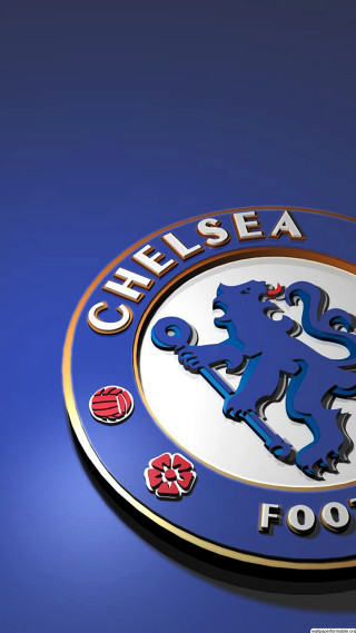 Chelsea logo lion flag sky - official medium free wallpaper for mobile
