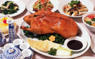 Turkey feast table food plates - cao zhibai free wallpaper for desktop