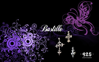 Purple black butterfly cross swirls - dan smith free wallpaper