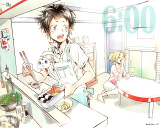 Woman holding bowl kitchen dog - a bowl of food free wallpaper