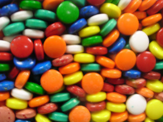Candy beans colorful shapes pile - different free wallpaper