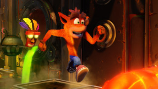 Cartoon character jumping room fire - a room free wallpaper
