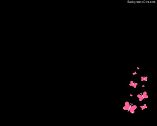 Black background pink butterflies flying - video art free wallpaper