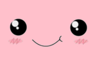 Pink background face drawing two - a face free wallpaper for desktop