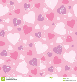 Pink purple heart pattern hearts - plain background free wallpaper for tablet