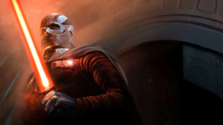 Star wars man helmet lightsaber - a man in a star free wallpaper