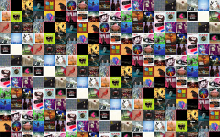 Collage people animals colors sizes 3 - a collage free wallpaper