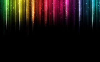 Rainbow black background starry sky - a rainbow free wallpaper