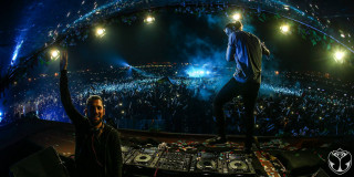 Dj stage concert crowd fireworks - alesso baldovinetti free wallpaper for desktop