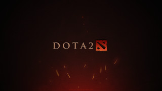 Red dota2 sign dark splash - splash art free wallpaper for desktop
