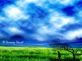 Tree field sky quote dream - anthony devas free wallpaper for desktop