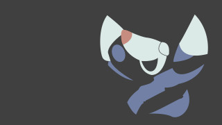 Cartoon character big smile happy 13 - minimalist free wallpaper for desktop