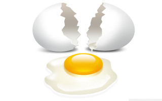 Cracked egg broken egg white - cracked free wallpaper