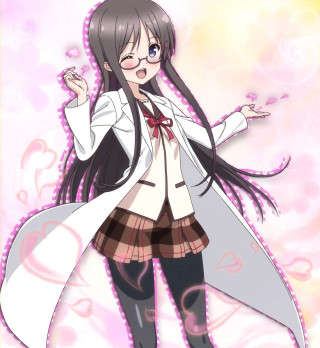 Girl long hair glasses pink - long hair and glasses free wallpaper for tablet