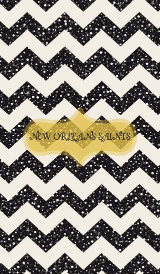 Black white chevron gold frame - free aesthetic wallpaper for mobile
