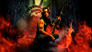 Fireman battle embers ruined city - david lachapelle free wallpaper for desktop