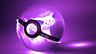 Purple light magnifying glass cartoon - a white angel free wallpaper