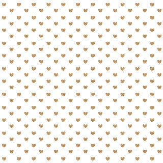 White background gold hearts pattern - pointillism free wallpaper for tablet