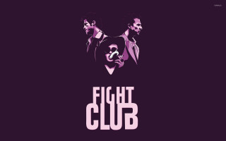 Men suits skull fight club - a couple of men free wallpaper
