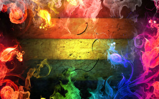 Rainbow smoke background flame energy - a rainbow free wallpaper
