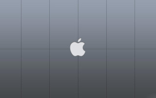 Gray apple logo opart screenshot - rule free wallpaper