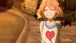 Girl heart shirt building bench - her shirt free wallpaper