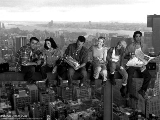 People sitting building city view - dan scott free wallpaper for desktop