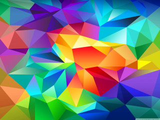 Colorful abstract background triangles blue 5 - triangle free wallpaper