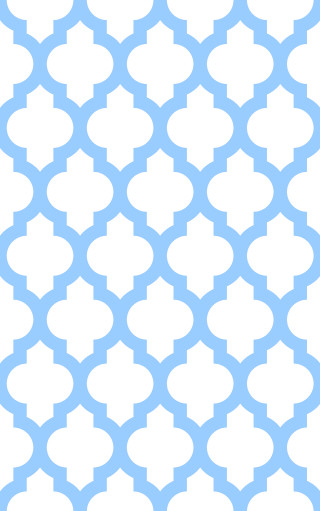 White blue arabesque mosaic circles - circle free wallpaper for mobile