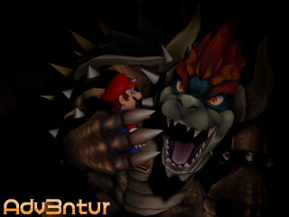Demon character bowser spikes horns - ambient occlusion free wallpaper