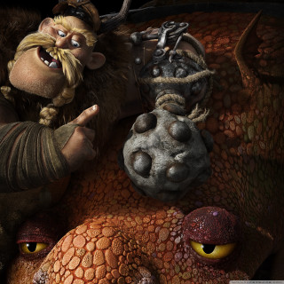 Cartoon dragon big nose open - ambient free wallpaper for tablet