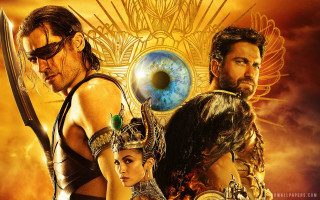 Man woman blue eye gold - a gold background free wallpaper